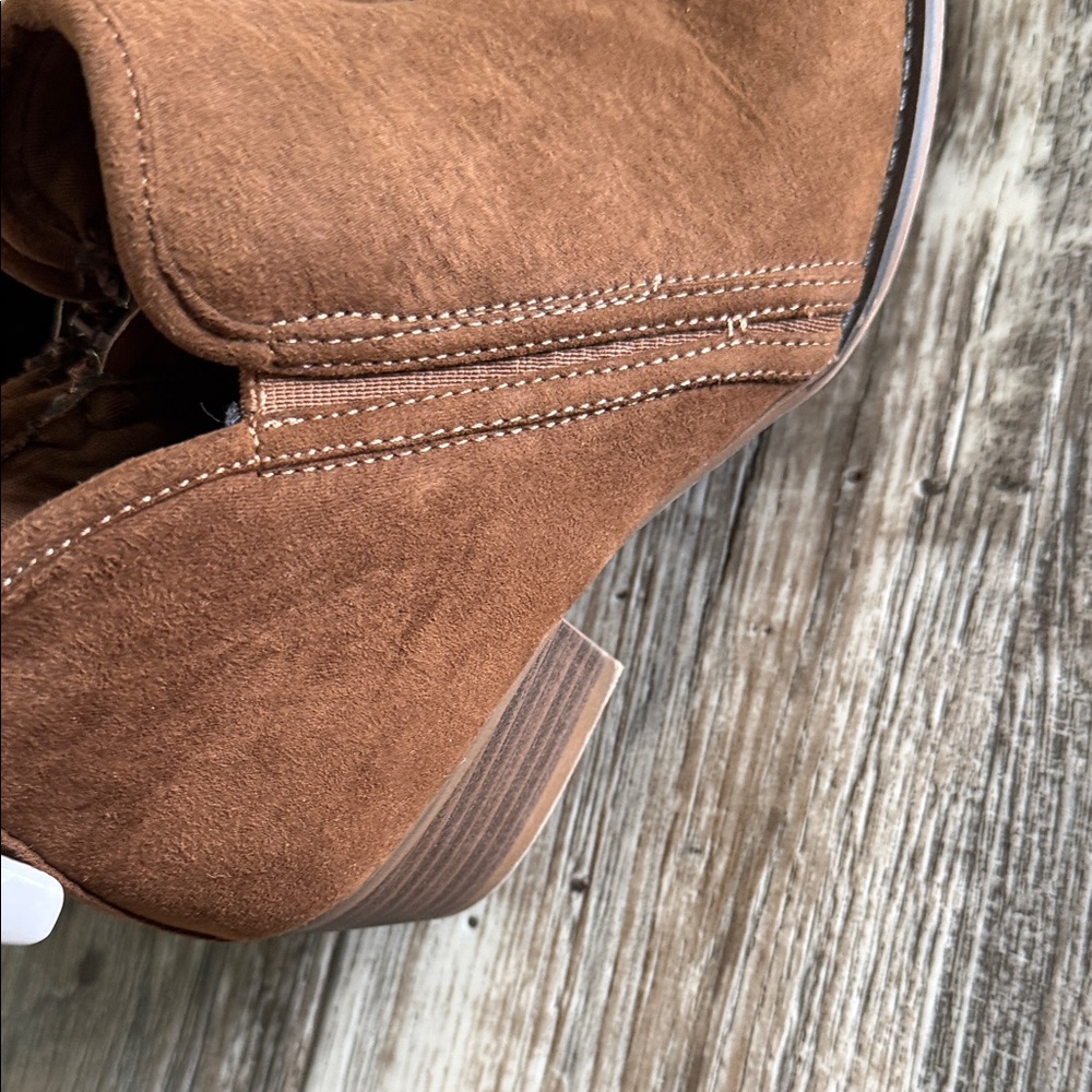 Esprit Women's Ankle Booties in Brown Suede - Picture 9 of 10